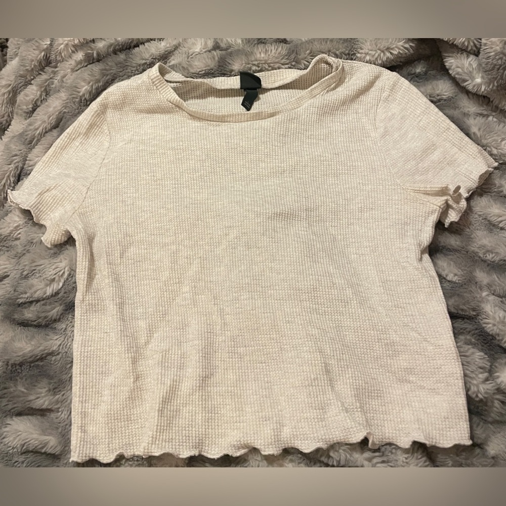 Wild Fable White Crop top